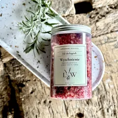 Sól do kąpieli Wytchnienie 350g - lawenda, geranium, drzewo różane, melisa