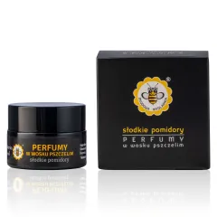 Naturalne perfumy w wosku pszczelim Słodkie Pomidory – Miodowa Mydlarnia