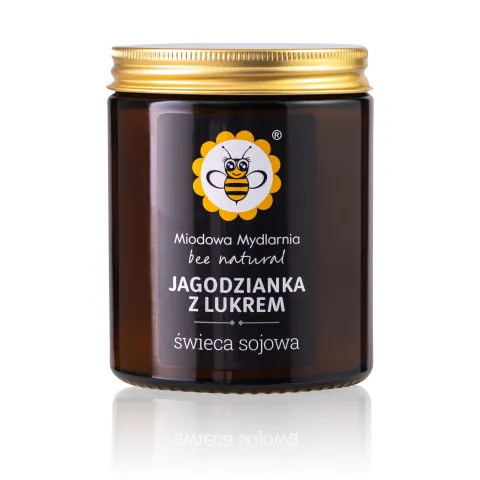 Świeca sojowa Jagodzianka z Lukrem - słodki aromat świeżych jagód