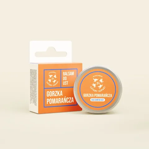 Gorzka Pomarańcza – balsam do ust 4 Szpaki z naturalnym składem