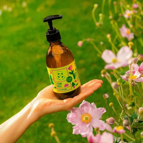 4 Szpaki | Naturalne mydło w płynie Leśna Róża 300ml – pielęgnacja i świeżość