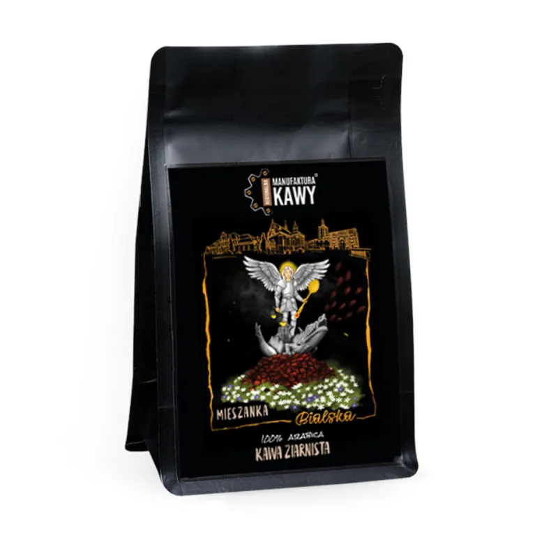 Regionalna Manufaktura Kawy | Kawa ziarnista Bialska 225g – świeżo palona kawa