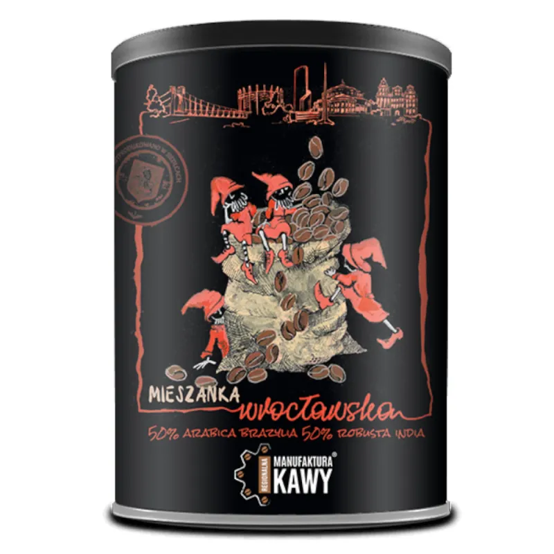 Kawa mielona Wrocławska 250g - smak pełen tradycji