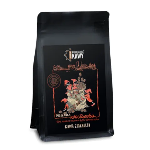 Kawa ziarnista Wrocławska 225g – jakość i świeżość