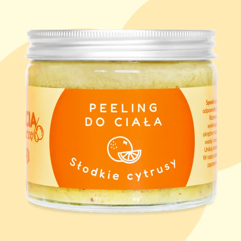 Słodkie cytrusy peeling cukrowy do ciała 250g - kup na Naturi.Love