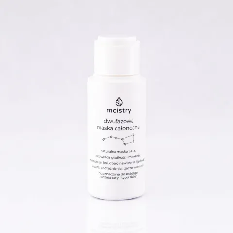 Dwufazowa maska całonocna Moistry, S.O.S dla skóry 50 ml