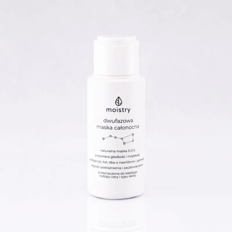 Dwufazowa maska całonocna Moistry, S.O.S dla skóry 50 ml