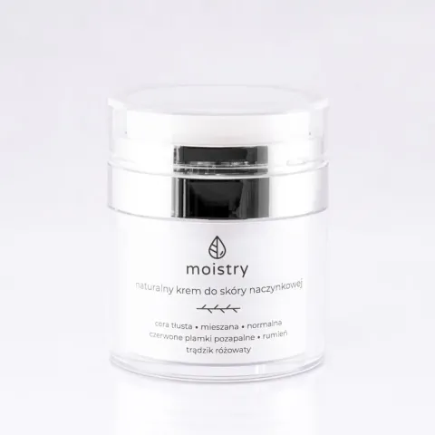 Moistry Krem do skóry naczynkowej 50 ml, ukojenie i wzmocnienie