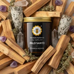 Palo Santo świeca sojowa 120 ml, kup na Naturi.Love