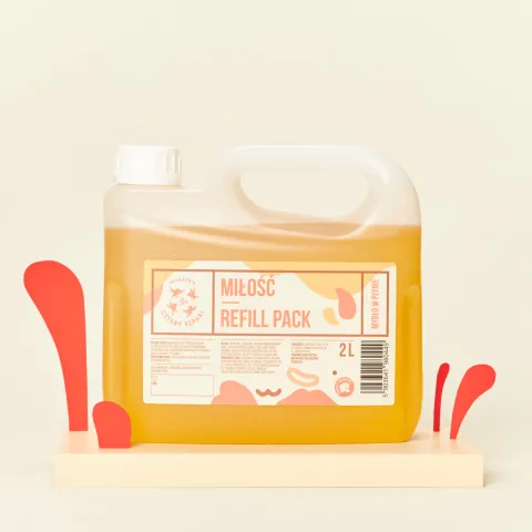 Mydło w płynie Miłość Refill 2 l, grejpfrut i paczula Naturi Love