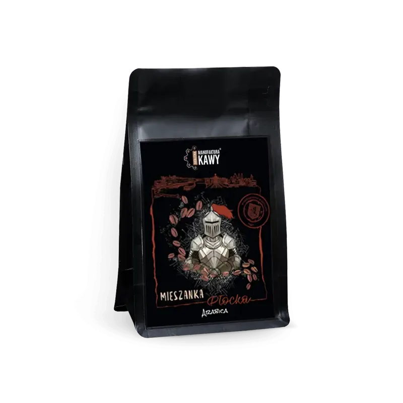 Kawa ziarnista Płocka 225 g, 100% Arabica, średnie palenie