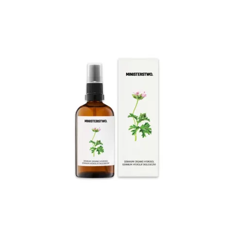 Hydrolat z geranium BIO do twarzy 100 ml od Ministerstwa