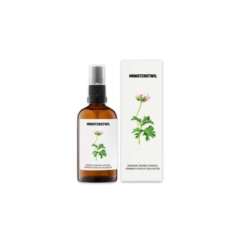 Hydrolat z geranium BIO do twarzy 100 ml od Ministerstwa